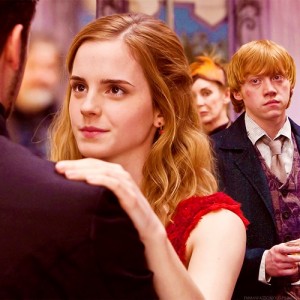 Create meme: Ron and Hermione stills, Harry Potter, Hermione Granger