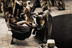 Create meme: leonidas, 300 spartalı, this is sparta