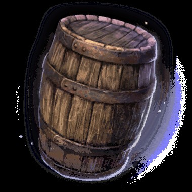 Create meme: barrel, low poly barrel, The barrel is a 3D model