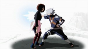 Создать мем: kakashi gif, kakashi vs obito, какаши убивает рин