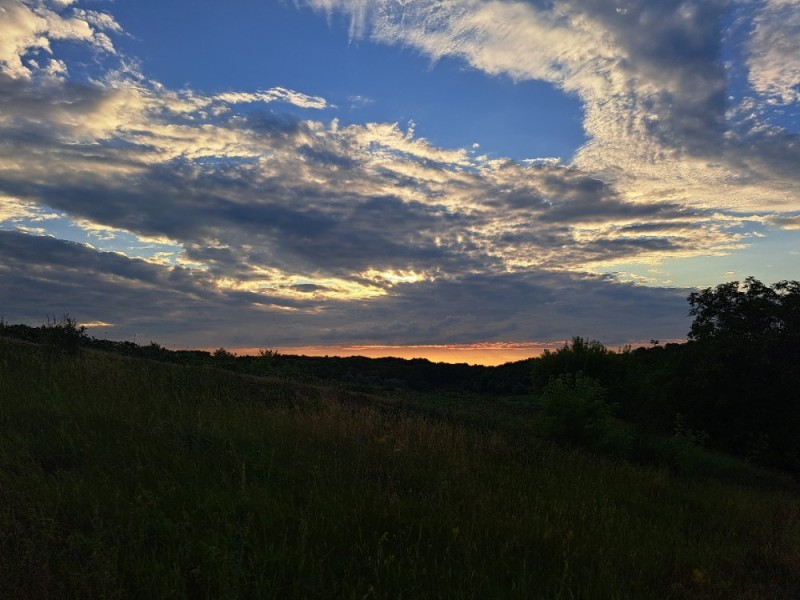 Create meme: summer sunset, nature , sky sunset