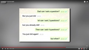 Create meme: question, dad, can i ask, fuck whatsapp meme