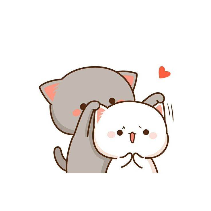 Create meme: kawaii cats, cute cats drawings, kawaii seals couple