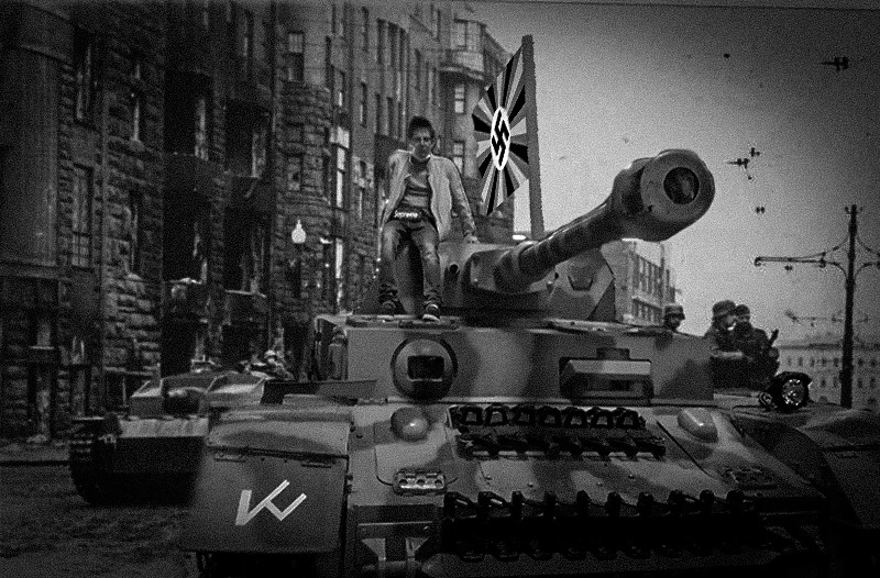 Создать мем: немецкие танки, берлин 1961, советские танки