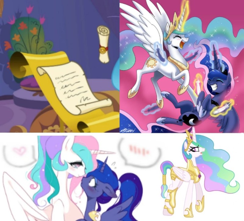 Create meme: Princess Celestia , Pony Princess Luna and Celestia, pony Princess Celestia