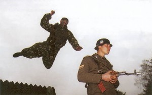 Create meme: special forces, spetsnaz, meme Bouncing commando