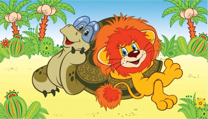 Create meme: kak lvenok i cherepaha peli pesnju, the turtle from the cartoon about the lion cub, The lion cub and the turtle cartoon