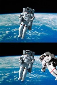 Создать мем: первый космонавт, один в космосе, в космос