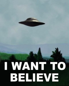 Создать мем: i want to believe x files, i want to believe классический плакат, i want to believe poster