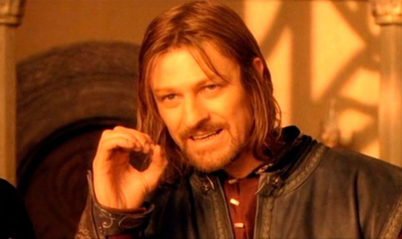 Create meme: boromir the lord of the rings can't just do that, memes , you cannot just take and 