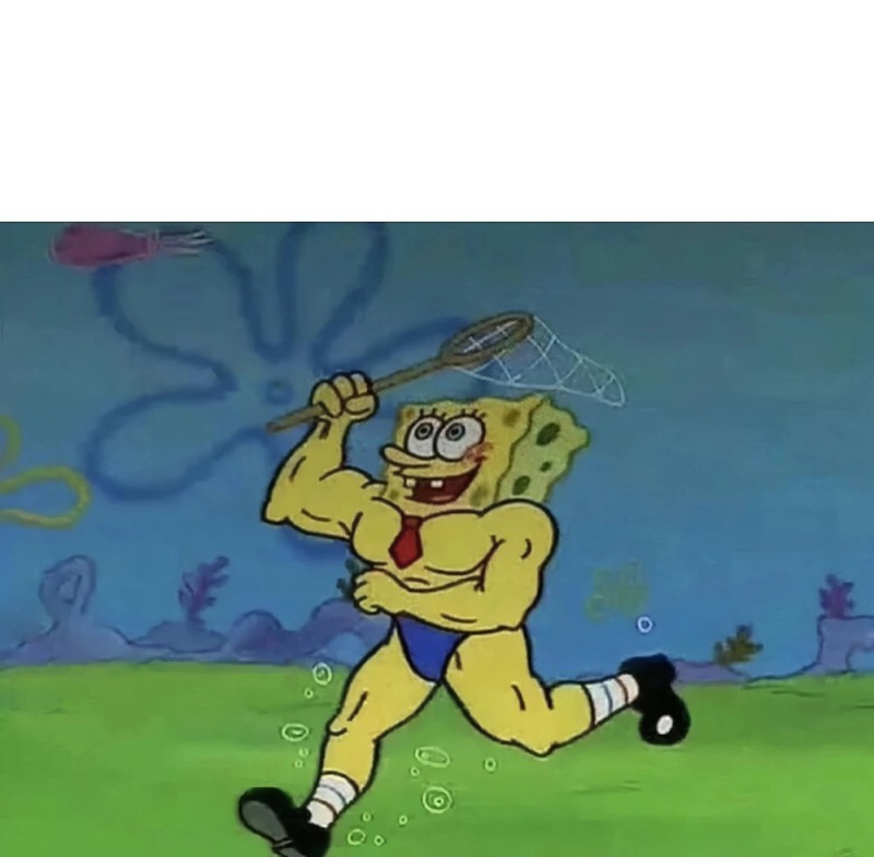 Create meme: memes of spongebob jock, Patrick the jock sponge, squidward 