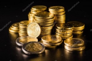Create meme: gold coins, a stack of coins