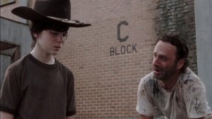 Create meme: the walking dead TV series, the walking dead Rick, the walking dead Rick and Carl meme