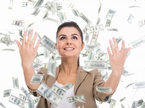 Create meme: woman and money, cash, money