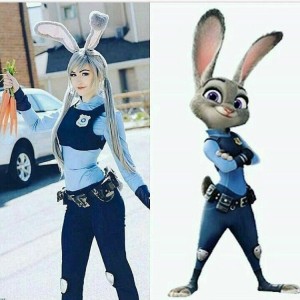 Create meme: cosplay, judy hopps zootopia, zootropolis