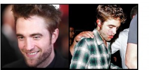 Create meme: Robert Pattinson before and after, Robert Pattinson beaten, Robert Pattinson photo 2000