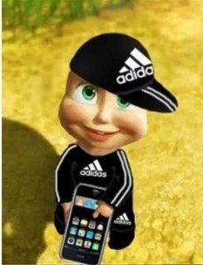 Create meme: the characters in the Adidas, cartoon characters