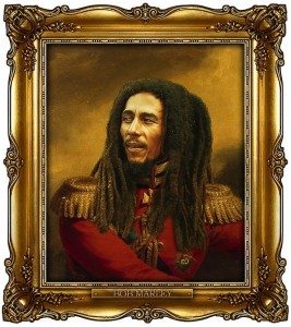 Create meme: portrait in General's uniform, Dave Grohl portrait, reggae