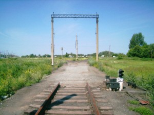 Create meme: narrow gauge railroad, pihtovka, road