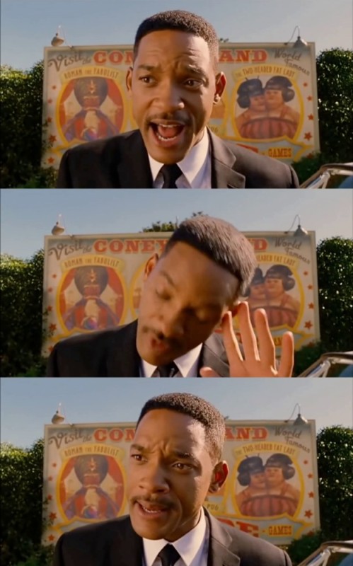 Create meme: will Smith , because of the meme, will Smith men in black