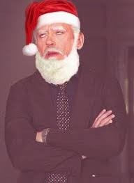 Create meme: dad is Santa Claus, Santa Claus beard, face of Santa Claus