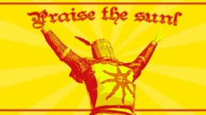 Create meme: praise the sun dark souls, hail the sun, praise the sun