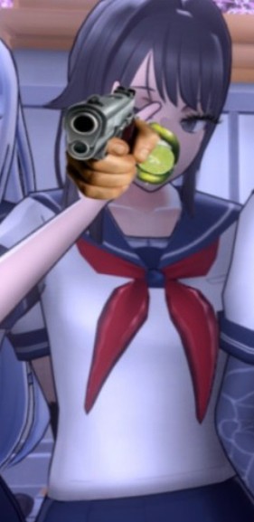 Create meme: yandere simulator, Yuna Hina Yandere simulator, andere 