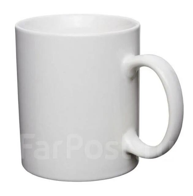 Create meme: the mug is large, white mug standard, white mug for sublimation