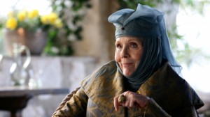 Создать мем: diana rigg, throne, престол