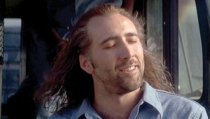 Create meme: Nicolas cage with long hair, Nicolas cage