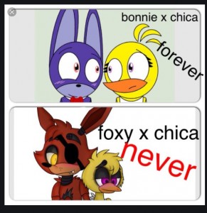 Создать мем: картинки фнаф фокси и той чика, freddy bonnie chica foxy, картинки чика и бонни