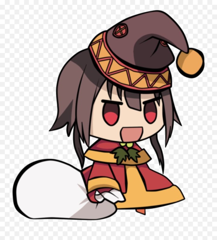 Create meme: padoru padoru, Megumin Chibi, chibi characters