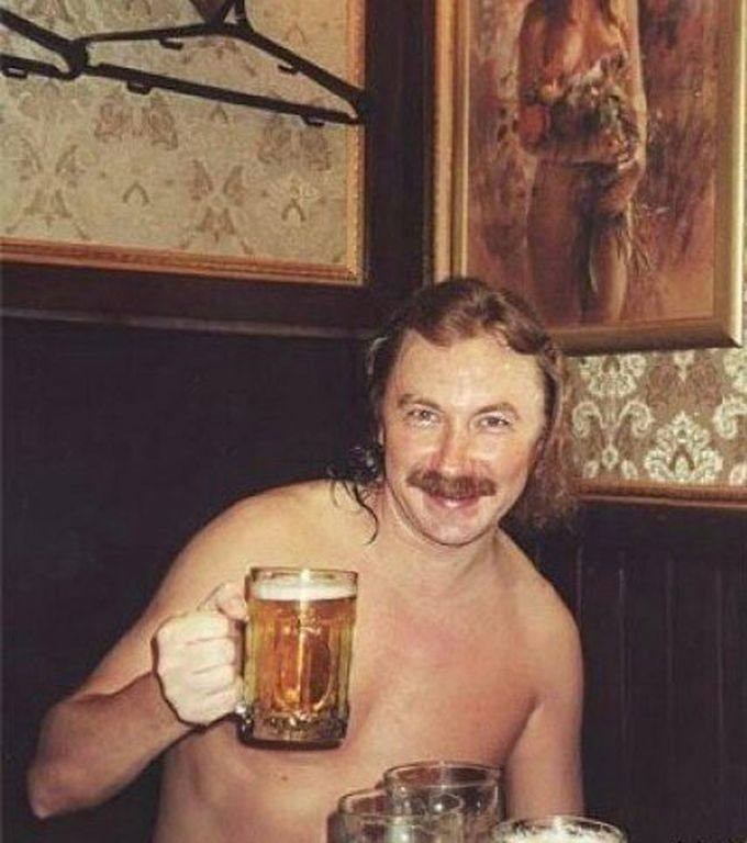 Create meme: Igor Nikolaev in the bath, Nikolaev drink for love, cheers to love 