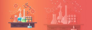 Create meme: organic chemistry, flask, illustration