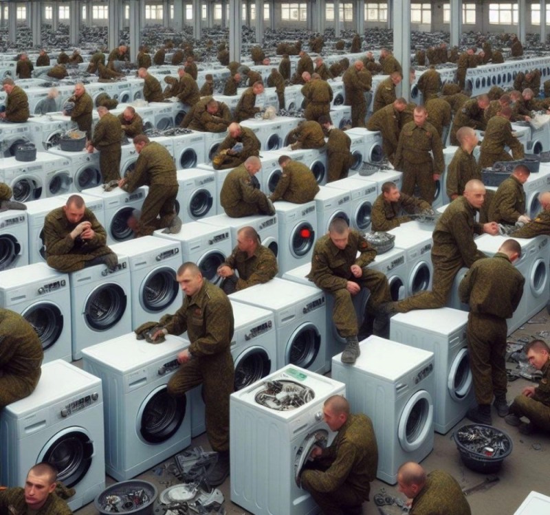 Create meme: army washing machine, washing machine , army
