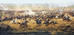 Создать мем: панорама рубо бородинское сражение, франц рубо бородинская битва, картина бородинская битва франц рубо