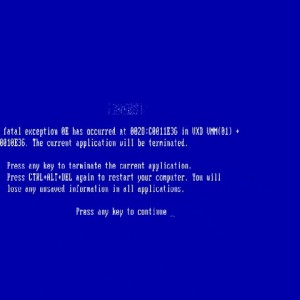 Create meme: blue screen of death on the monitor, bsod, blue screen