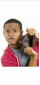 Create meme: man with empty wallet, Negro with a purse meme, Niger with an empty wallet