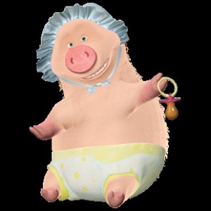 Create meme: pig, Soft toy, Masha and the bear pig clipart
