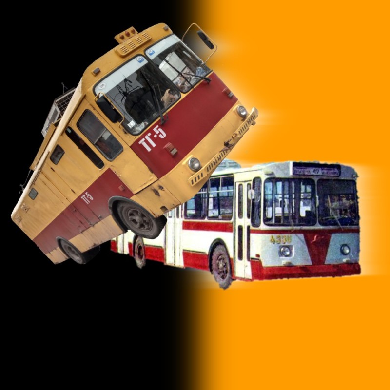 Create meme: ikarus trolleybus, trolleybus ziu 682b, our buses