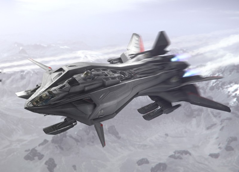 Создать мем: star citizen корабли, стелс бомбардировщик концепт, боевые самолеты будущего