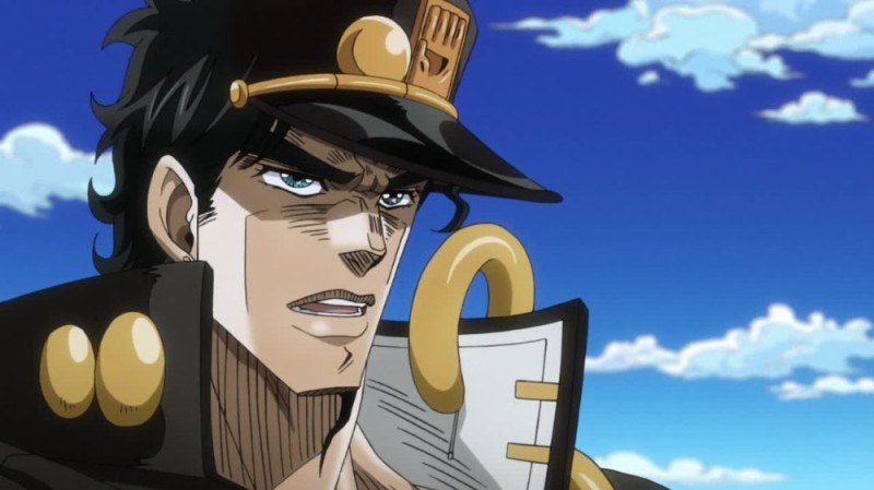 Создать мем: аниме джоджо, джо джо джотаро, jotaro