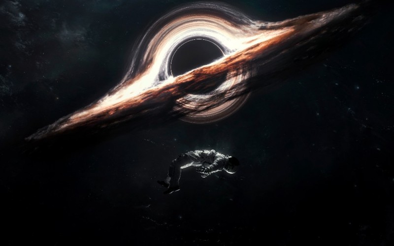 Create meme: Gargantua black hole 4k, interstellar 4k black hole, black hole interstellar 