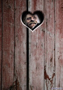 Create meme: the door carved heart, heart, heart on vintage wood doors