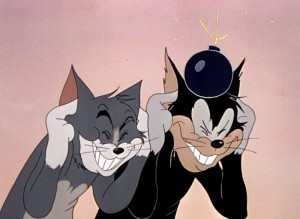 Create meme: Tom and Jerry on the avu, the cat from Tom and Jerry, Tom and Jerry