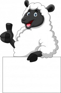 Создать мем: барашек иллюстрация, барашек, овца рисунок