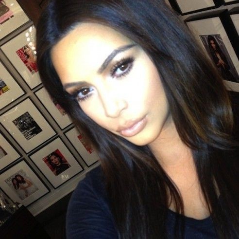 Create meme: Kim Kardashian selfie, kimberly kardashian, makeup 