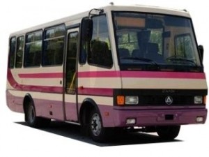 Create meme: bus, bus Tata Etalon, bus standard