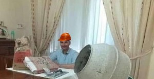 Create meme: Sergey installer, construction, builders