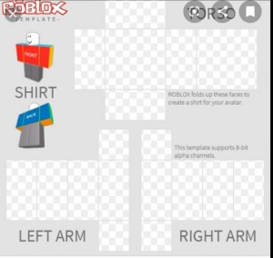 Создать мем: roblox shirt template transparent, roblox template, roblox shirt